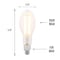 Westinghouse Westinghouse ED28 E26 (Medium) Filament LED Bulb Warm White 300 Watt Equivalence 1 pk 5249000 - alternate 2